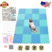 20 Soft EVA Foam Play Mats - Interlocking Puzzle Tiles for Kids 30cmx30cm