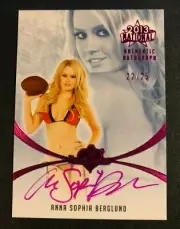 2013 Benchwarmer ANNA SOPHIA BERGLUND National Pink Autograph/25 PLAYBOY Sexy
