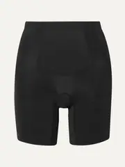 [Spanx] Spanx - Spanxsculpt™ Oncore Mid-thigh Shorts - Black - small small Black