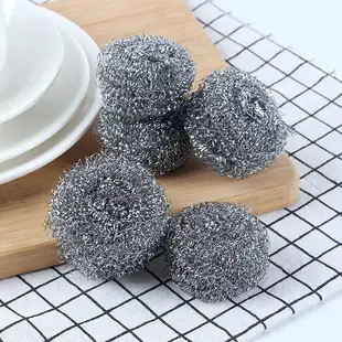 不銹鋼鋼絲球廚房清潔球用品洗碗刷子刷鍋刷帶柄家用不掉絲刷鍋球