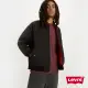 【LEVIS 官方旗艦】男款 鋪棉飛行外套 隕石黑 熱賣單品 A4418-0000