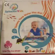 Splashin Kids Tummy Time Water Play Mat. Open Box
