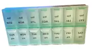 Weekly Pill Organizer Twice A Day AM And PM Medicine Box Fusion Life New
