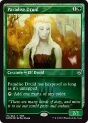 Paradise Druid 171/264 - FNM Foil Promo NM MTG Promo