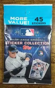 NEW Topps 2018 MLB Sticker Collection ( 45 Stickers ) Aaron Judge!