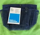 Navy Mesh Carry Shower Caddy Tote Dorm New Room Essentials