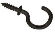 1" Cup Hook w/ Shoulder Bronze (100 PER BAG)