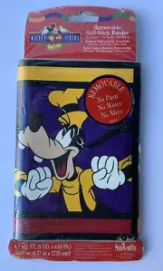 Vintage Mickey Mouse And Friends Disney Wall Paper Border 5 Yards