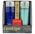2 x Contigo Luxe Autoseal Travel Mug 414ml Coffee Flask BPA Free Thermos 14 RAM