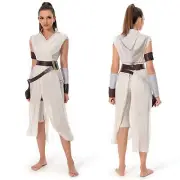 Star Wars 9 The Rise of Skywalker Rey Suit Cosplay Costume Outfit Dress