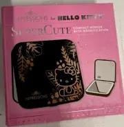 Hello Kitty Compact Mirror With Magnification New In Box