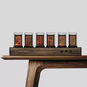 RGB Glow Tube Clock 6 Bit LED Digital Nixie Clock Electronic Retro Desk Clock
