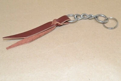 Key Chain - Single Curb Chain Style -3 Link w/Lace (J1)