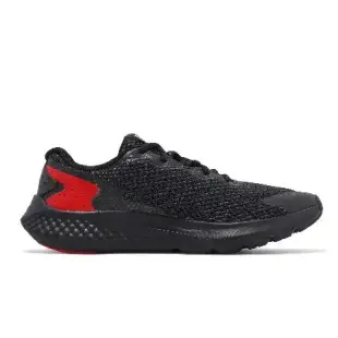 Under Armour 慢跑鞋 Charged Rogue 3 Reflect 黑 紅 透氣 回彈 路跑 訓練 運動鞋 UA 3025525001