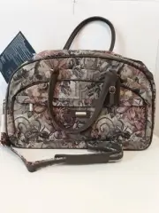 Protocol Collection Zip Pockets Shoulder Strap Lock Keys 20" Carry On Travel Bag