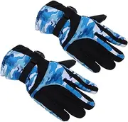 [WOONEKY] Insulated Ski Gloves for Women Warm Winter Riding Gloves Waterproof Multi-Purpose Outdoor Sport Accessories