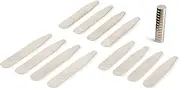 [Dapper Man] Magnetic Collar Stays - 3 Size Multi Pack (12 Collar Stays + 12 Magnets) | Gifts for men or dad gifts, comes in a luxury box for a perfect present for him.