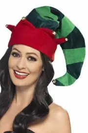 Smiffys 46756 Unisex Plush Elf Hat One Size