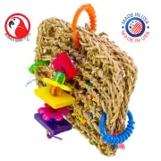 Bonka Bird Toys 00740 Mini Foraging Pouch Medium Bird Toy Conure Quaker Amazon