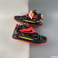 在飛比找Yahoo!奇摩拍賣優惠-NIKE Zoom KD14 EP黑紅彩 實戰 潮流 耐磨 