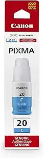 [Canon] GI-20 Cyan Ink Bottle, Compatible to PIXMA G6020 and G5020 MegaTank Printers