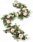 2M Artificial Flowers Garland Fake Eucalyptus Vine Hanging Plants for Wedding Ho