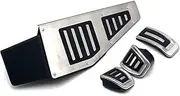VUVRQHQYT RHD Pedal Cover Fit For Passat B8 Fit For Golf 7 Mk7 VII GTI R Fit For Audi A1 A3 8V Q2 Q3 Seat Leon 5F Fit For Skoda Fit For Rapid Fit For Octavia A7 Fit For Kodiaq Fit For Karoq Fit For KA