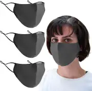 Unisex Face Mask Reusable Washable Cover Masks Fashion Cloth Men Women Gray