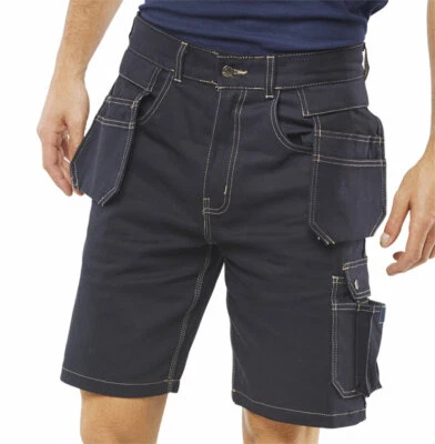 CLICK Grantham Multi-Pocket Shorts Cordura YKK Zip Workwear Summer