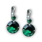 Mariana Earrings Simply Elegant Emerald Austrian Crystals My Treasures Coll.