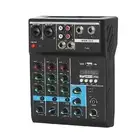 J.I.Y Professional 4-Channel Mixing Console USB Mixer with Sound G3M9