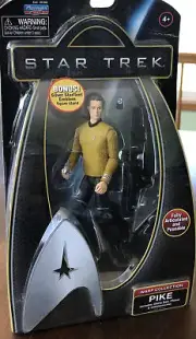 STAR TREK Warp Collection Captain Pike Accessories Posable 2009