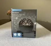 Brookstone Multicolor Night Sky LED Projector 2 Light Modes NIB! $50