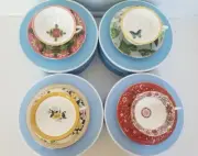 Wedgwood Wonderlust Teacup & Saucer(5oz) set of 4 , Brand New