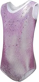[Tadill] Girls Gymnastics Leotard Sleeveless Dance Leotards Ballet Dancewear for Acrobatics
