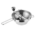 Manual Food Mud Grinder Baby Jam Making Tool Stainless Steel Blender for Spices