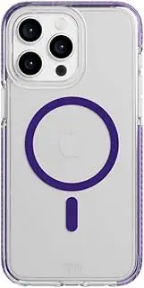 Tech21 Evo Crystal with MagSafe Phone Case for iPhone 15 Pro, Max, Amethyst