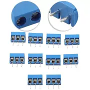 10pcs Blue Terminal Connectors for DIY Projects and Electronic Devices