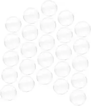 Alipis Diy Fillable Containers Candy Storage Balls 50pcs Empty Round Capsules for Vending Machines Party Favors