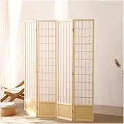 Hanging Room Divider, Hanging Room Divider Folding Room Screen Divider,Standing Solid Wood Frame Privacy Screens,150cm High Removable Bedroom Office Balcony Partition Screen