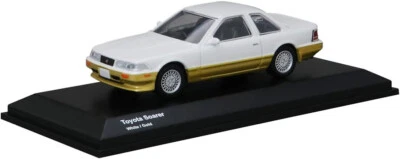 Kyosho 1/64 Toyota Soarer White/Gold KS06506WG