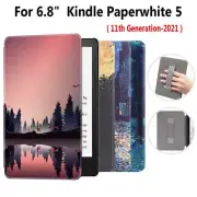 PU Leather Smart Cover Folio Case For Kindle Paperwhite 5 11th Generation 2021