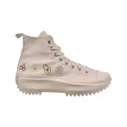Converse Run Star Hike Platform Hi Embroidered Fruits & Florals Mens Shoes Egret