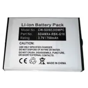 Battery for SanDisk Sansa e200, e250, e260, e270, e280 SDAMX4-RBK-G10 MPSE250SL