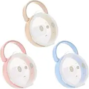 3 Pieces Baby Dummy Case, Travel Soother Box Baby Pacifier Holder Storage Case Dummy Container for Infant Baby Toddler