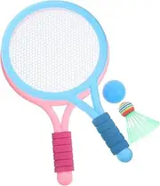 DECOMELODY Badminton Racket Set for Boys and Girls Boys and Girls Sports Toy Badminton Racket Toys Lightweight Random
