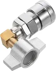 Cabilock Quick Disconnect Coupler Valve for Carpet Cleaning Wand Truck Mount High-Pressure Hydraulic Quick Coupler Air Hose Quick Connect Fitting Silver