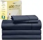 Split King Sheets for Adjustable Bed, Soft 100% Cotton Sheets, 400 Thread Count