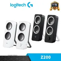 在飛比找PChome24h購物優惠-Logitech 羅技 Z200 音箱系統 喇叭 立體聲