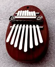 Mini Kalimba Portable Wooden Thumb Piano Musical 8 Keys Finger Instrument